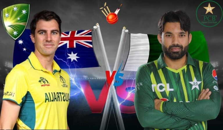 australian men’s cricket team vs pakistan national cricket team match scorecard