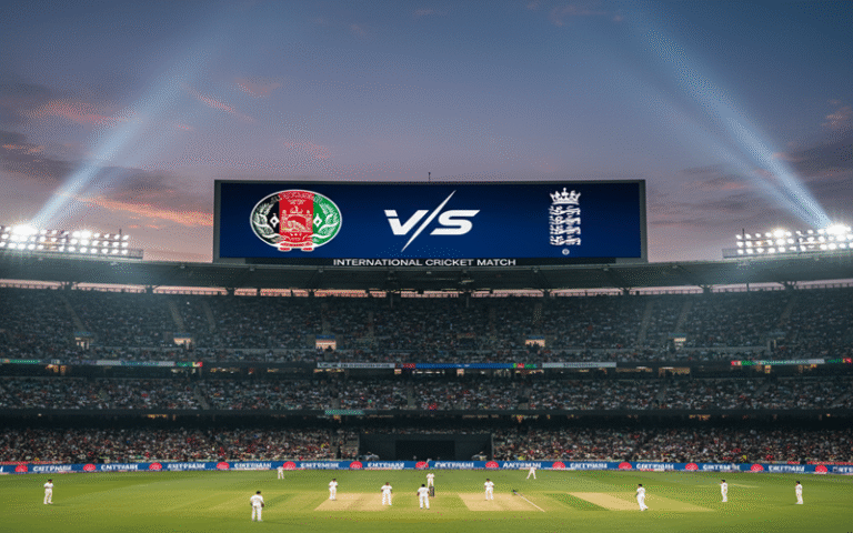 Afghanistan National Cricket Team vs England Cricket Team Match Scorecard