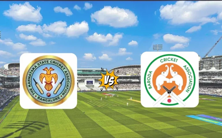 Karnataka cricket team vs Baroda cricket team match scorecard Karnataka cricket team vs Baroda cricket team match scorecard