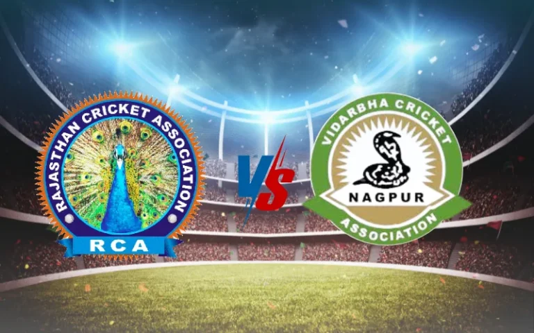 Vidarbha Cricket Team vs Rajasthan Cricket Team Match Scorecard
