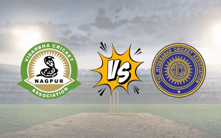 Vidarbha cricket team vs Hyderabad cricket team match scorecard