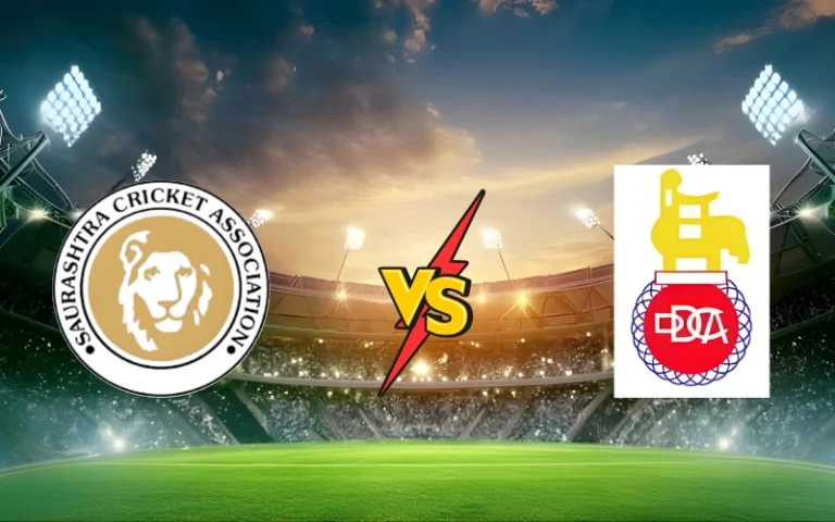 Saurashtra Cricket Team vs Delhi Cricket Team match scorecard