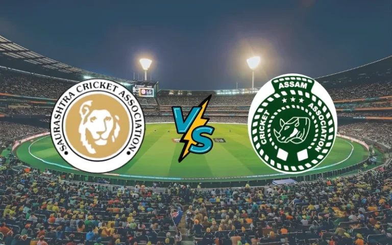 Saurashtra cricket team vs Assam cricket team match scorecard