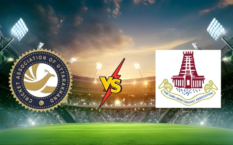Tamil Nadu Cricket Team vs Uttarakhand Cricket Team Match Scorecard