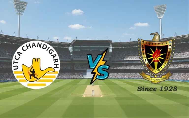 Chandigarh cricket team vs Railways cricket team match scorecard
