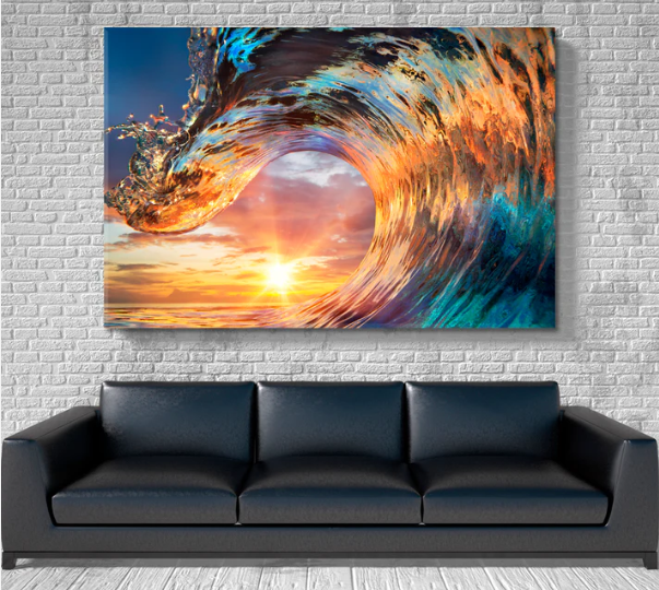 Coastal Office Style: Breezy Blue Wall Art for Focus | Artesty