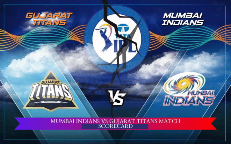 mumbai indians vs gujarat titans match scorecard