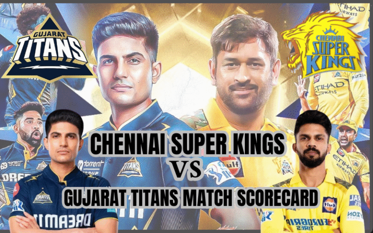 chennai super kings vs gujarat titans match scorecard