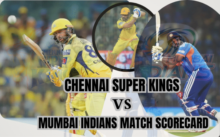 chennai super kings vs mumbai indians match scorecard​