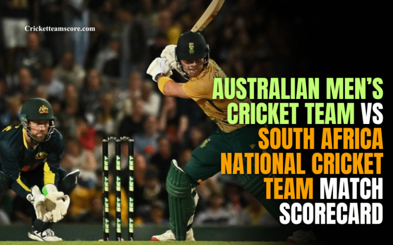 australian men’s cricket team vs south africa national cricket team match scorecard