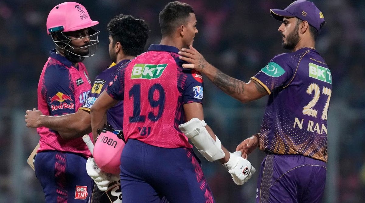 kolkata knight riders vs rajasthan royals match scorecard
